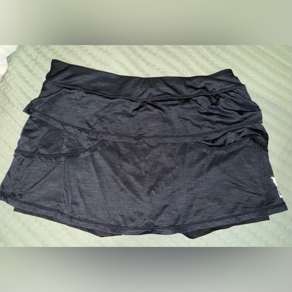 Head brand Black Athletic ruffled Skort. Size XL  VGUC - Picture 1 of 8